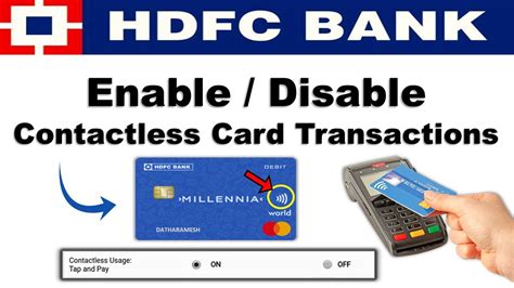 hdfc contactless debit card|enable tap hdfc debit card.